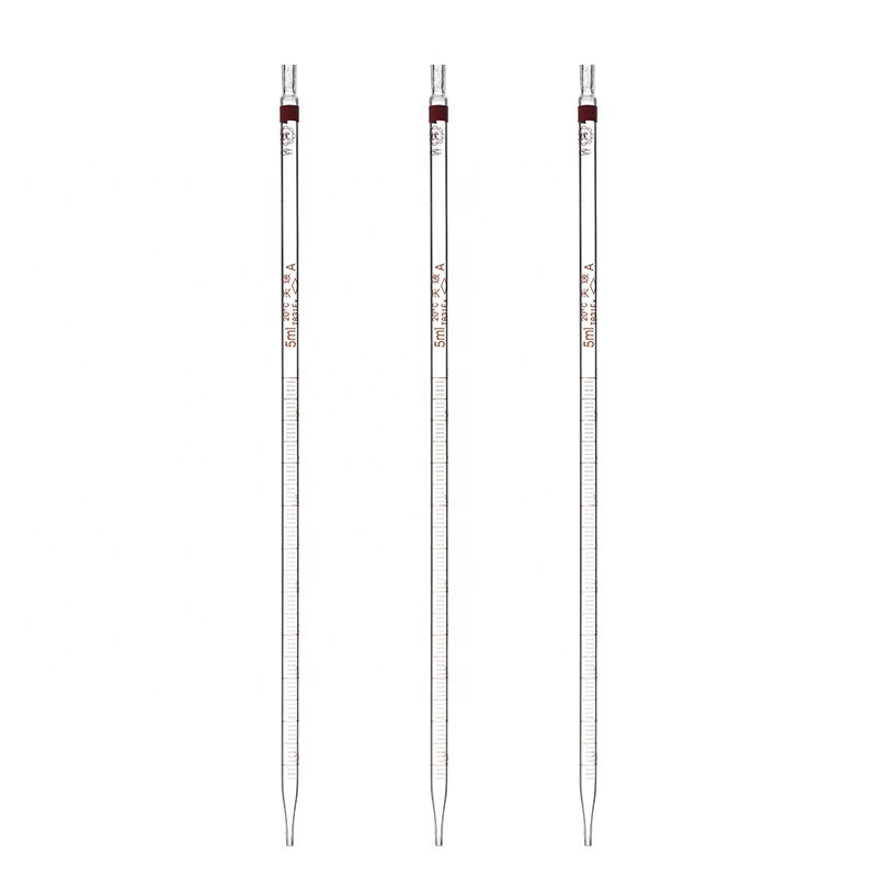 Lab Equipment - 컬러 링 용량 0.1-50mL 유리 계량