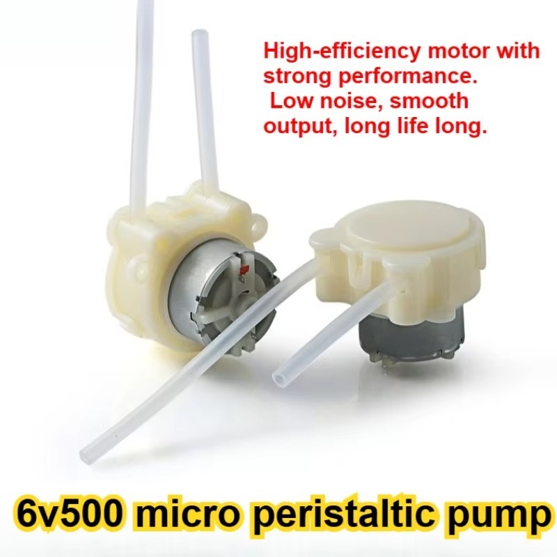Mini Peristaltic Pump 12V - 소형 미니 500 기어드 모터를 장착한