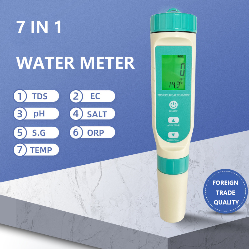 2023년 최신형 7 in 1 PH / TDS / EC - Ph Meter Digital Water Tester 리뷰 및 가격