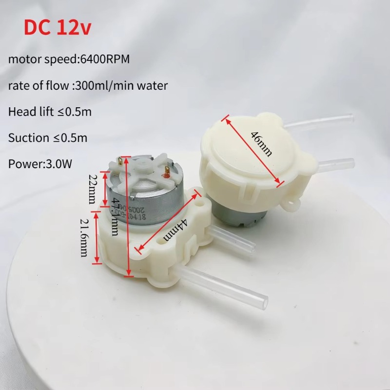 소형 미니 500 기어드 모터를 장착한 DC 12V 마 - Mini Peristaltic Pump 12V 리뷰 및 가격