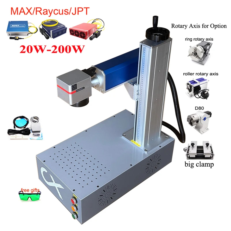 Ezcad 파이버 기계 Raycus 소스 30W 50W - Fiber Laser Marking Machine 30W 리뷰 및 가격